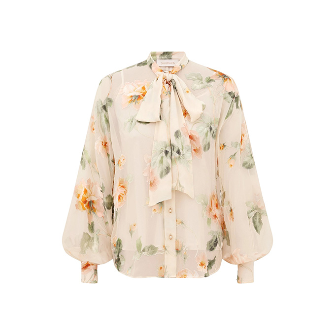 zimmermann ascent jacquard blouse